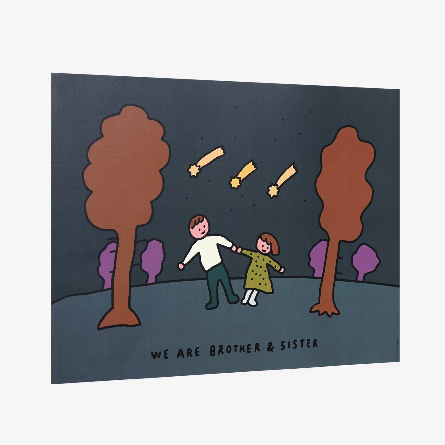 ZERO PER ZERO A3海報 爸爸和姐妹