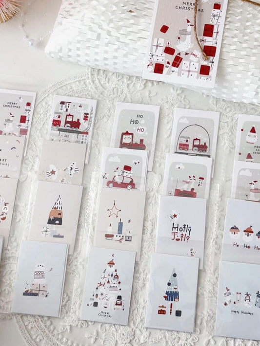迷你聖誕素材紙包