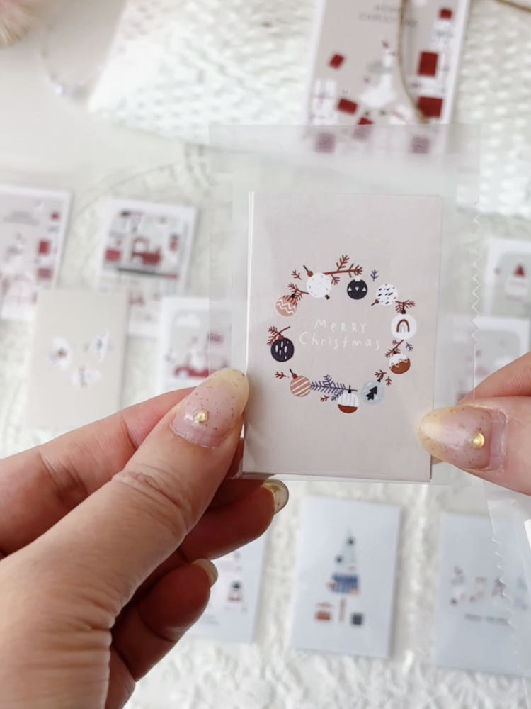 迷你聖誕素材紙包