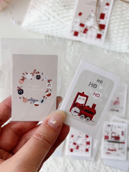 迷你聖誕素材紙包