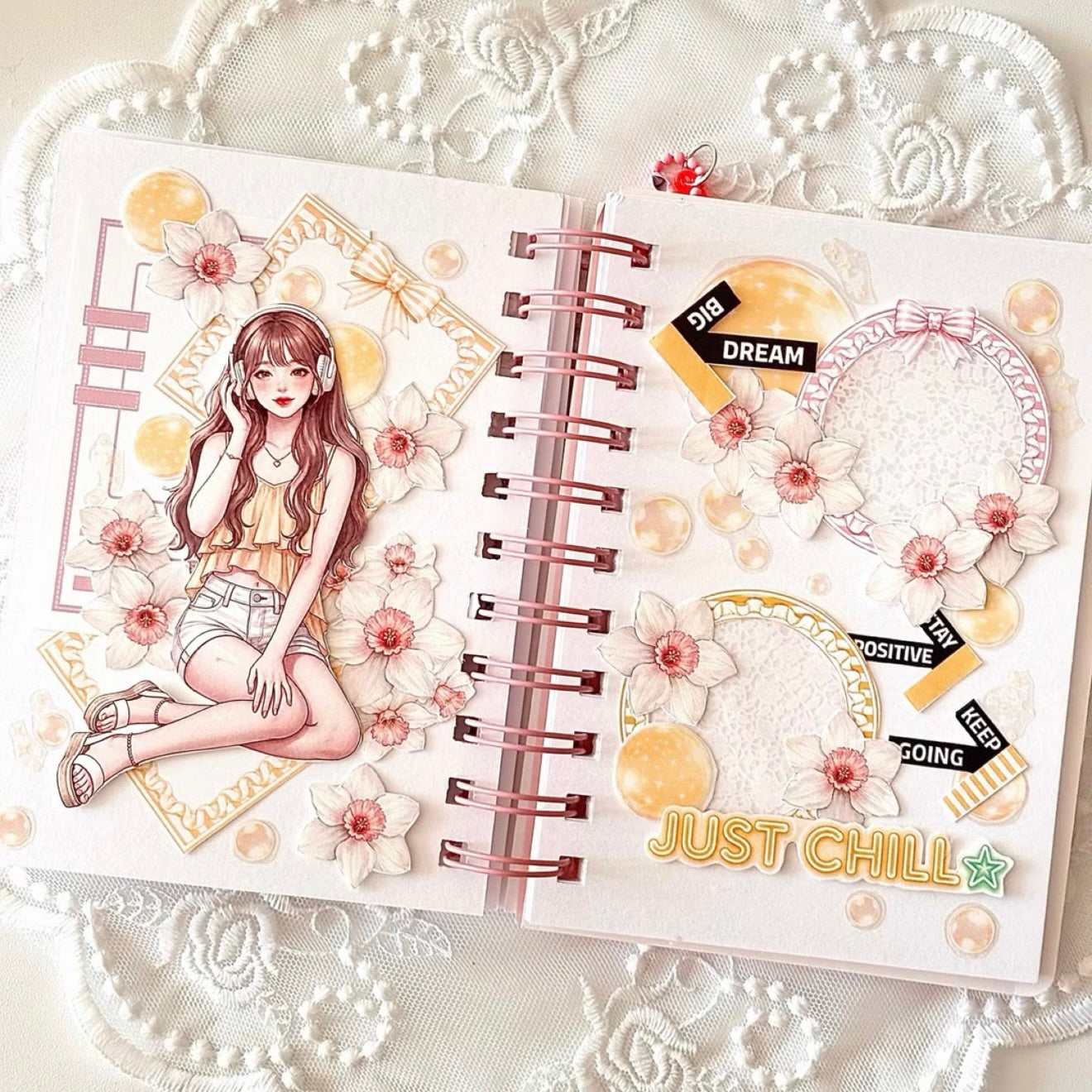 可愛女孩插畫2 便箋紙包