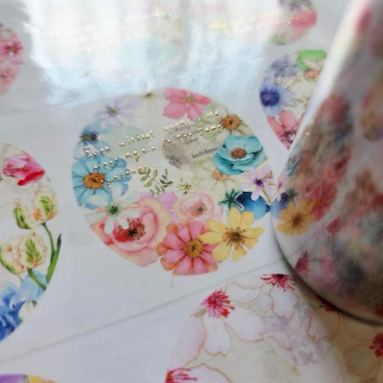 仙女丸 Fairy maru 花之卷特別版7 紙膠帶 (2種材質)