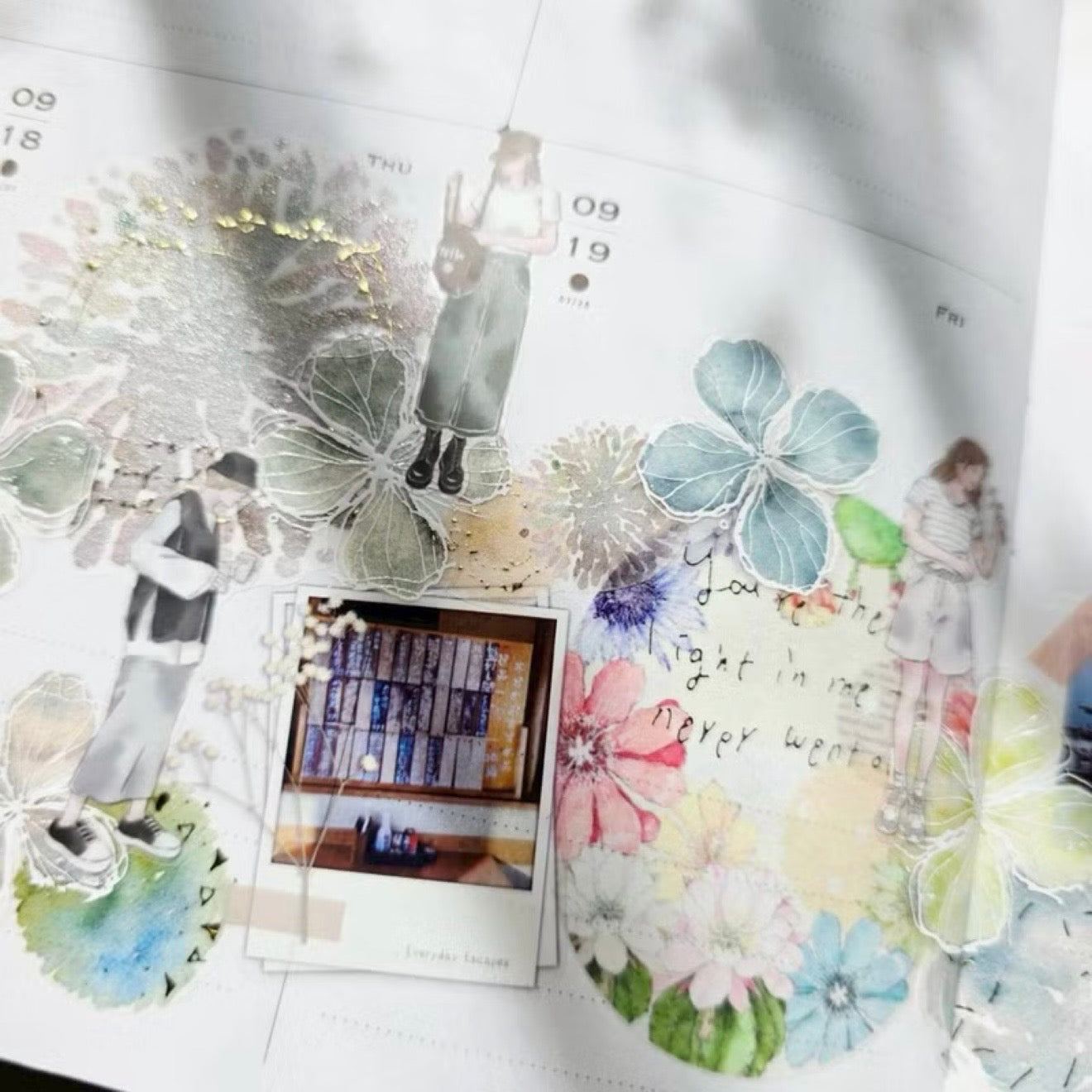 仙女丸 Fairy maru 花之卷特別版7 紙膠帶 (2種材質)