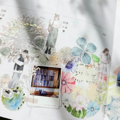 仙女丸 Fairy maru 花之卷特別版7 紙膠帶 (2種材質)