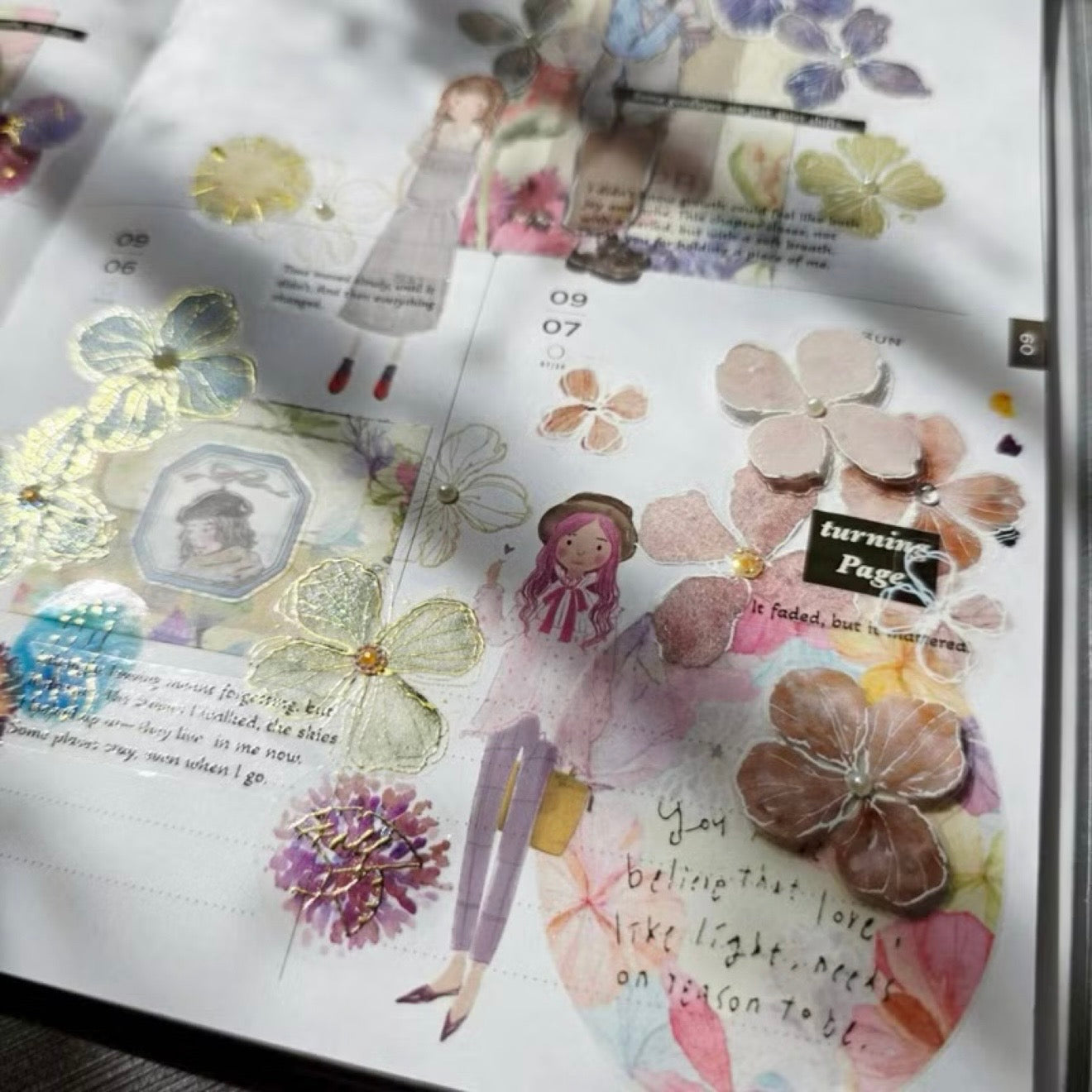 仙女丸 Fairy maru 花之卷特別版7 紙膠帶 (2種材質)