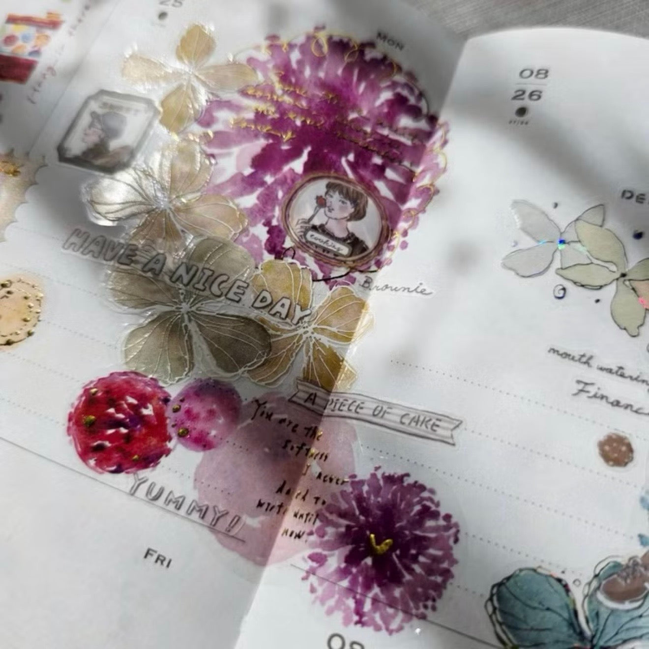 仙女丸 Fairy maru 泡泡裡的世界11 紙膠帶 (2種材質)