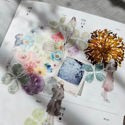 仙女丸 Fairy maru 泡泡裡的世界11 紙膠帶 (2種材質)