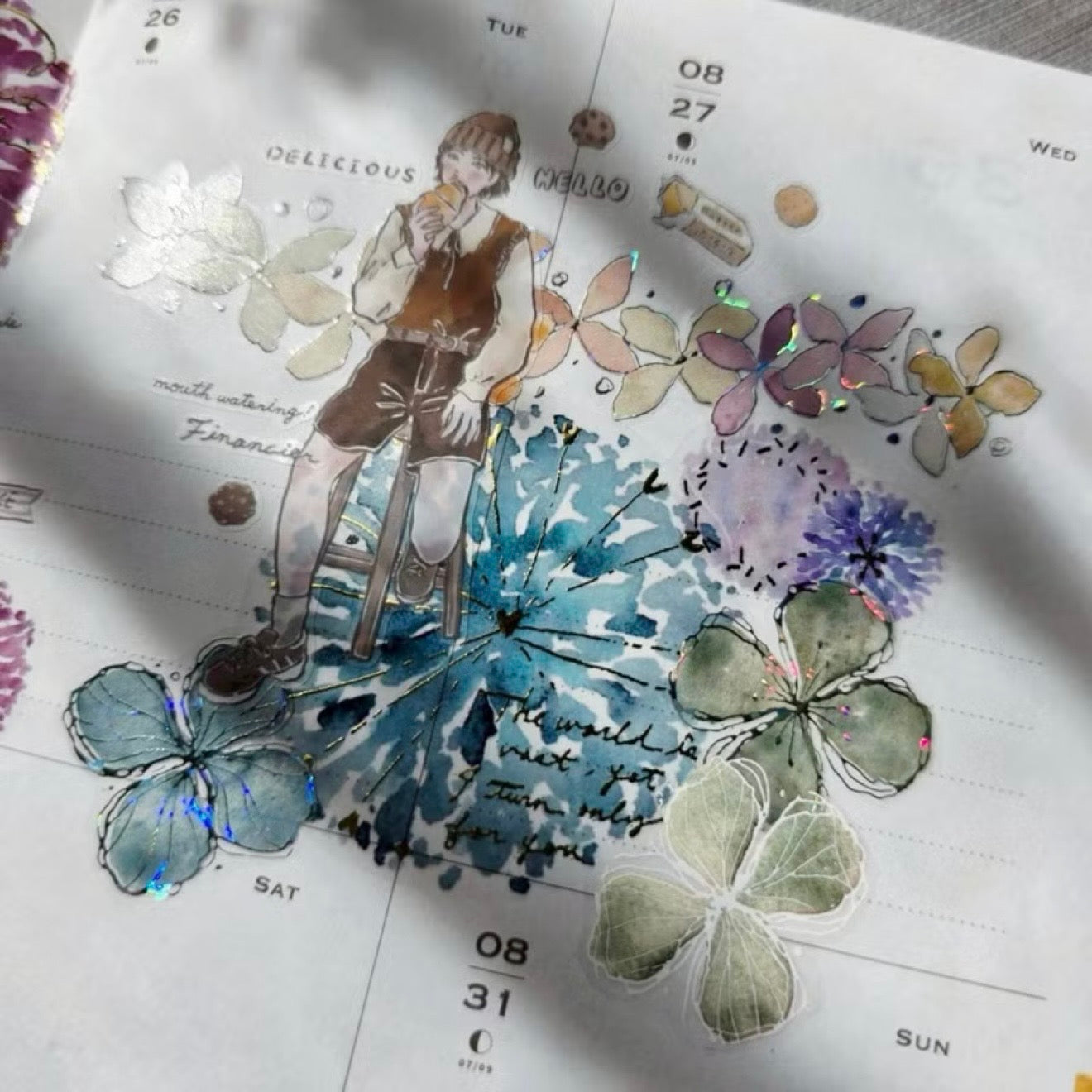 仙女丸 Fairy maru 泡泡裡的世界11 紙膠帶 (2種材質)