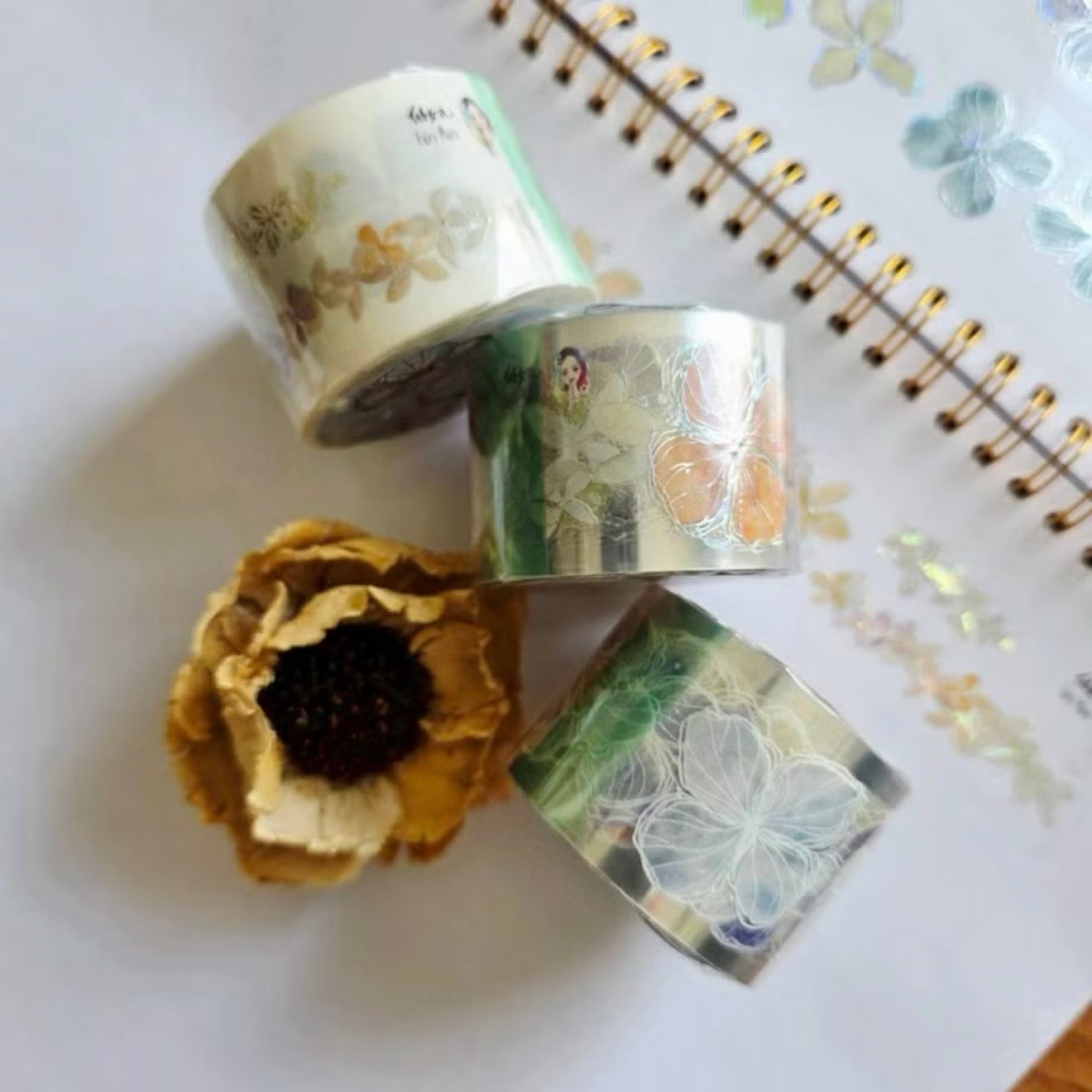 仙女丸 Fairy maru 花之卷21 紙膠帶 (3種)