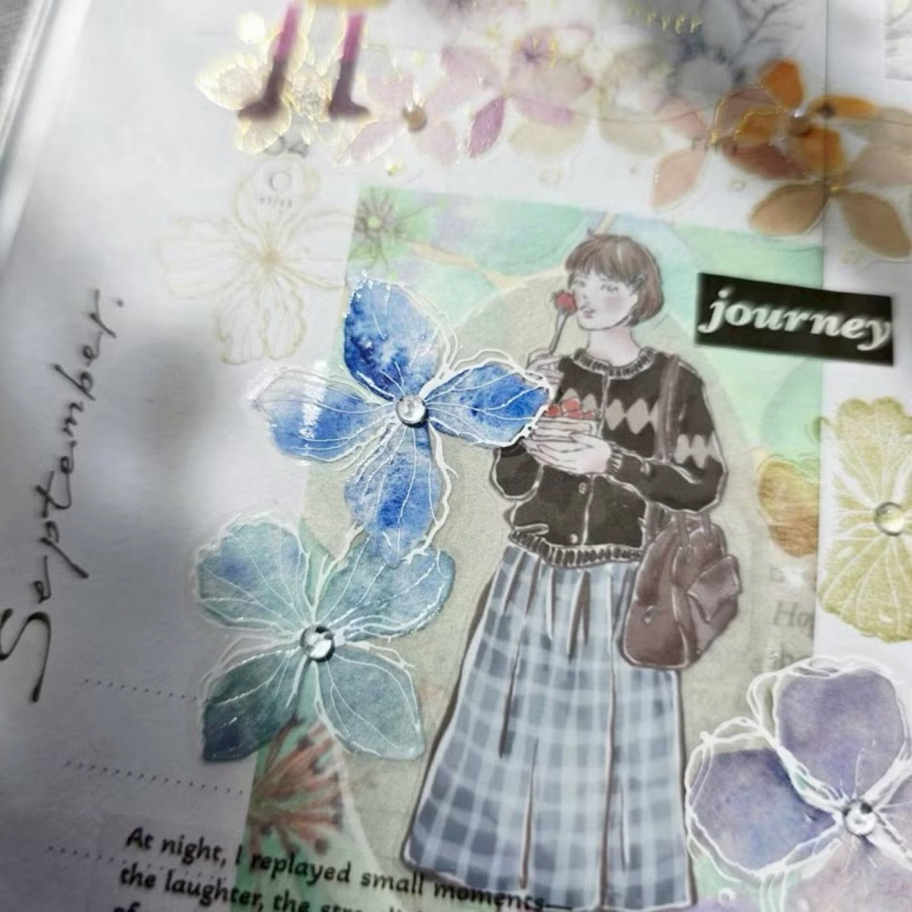 仙女丸 Fairy maru 花之卷21 紙膠帶 (3種)