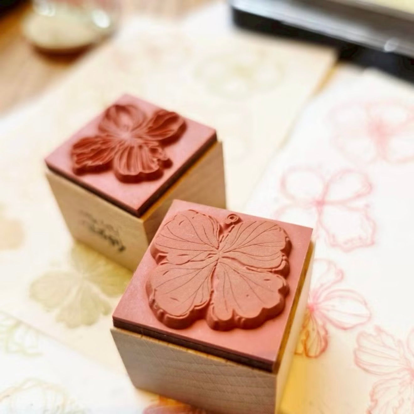 仙女丸 Fairy maru 線條花櫸木印章組