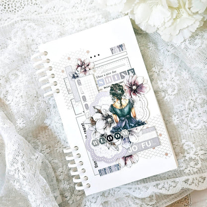 簡約文字框描圖紙套組