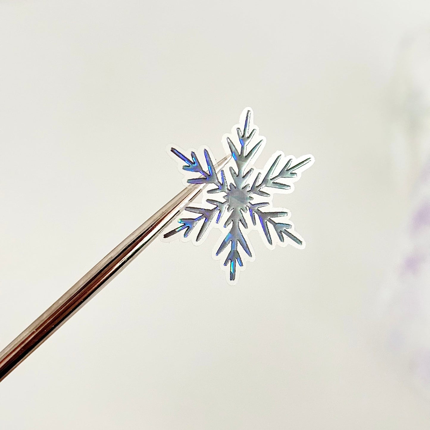雪花 立體亮面PET割型紙膠帶