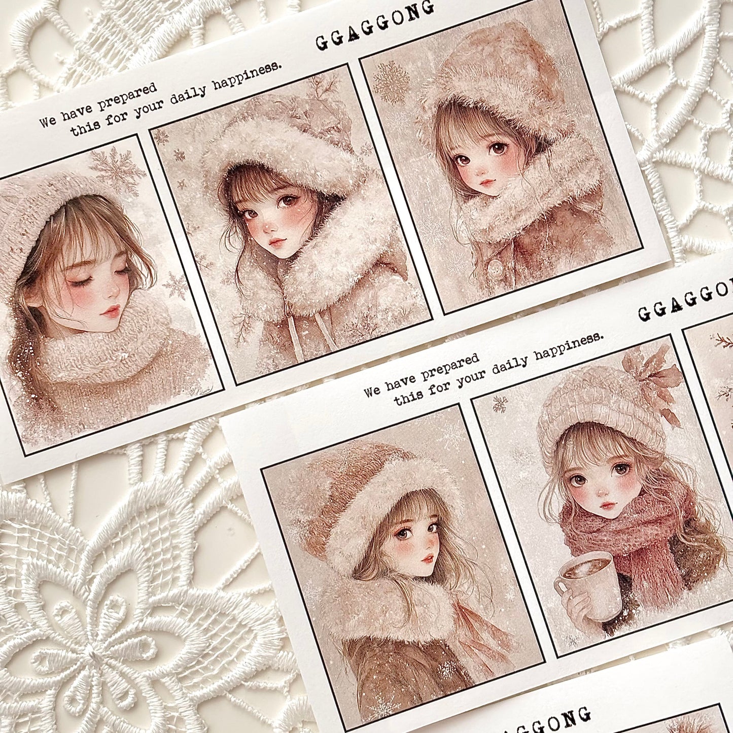 雪花孩童vol.2 模造紙貼紙包