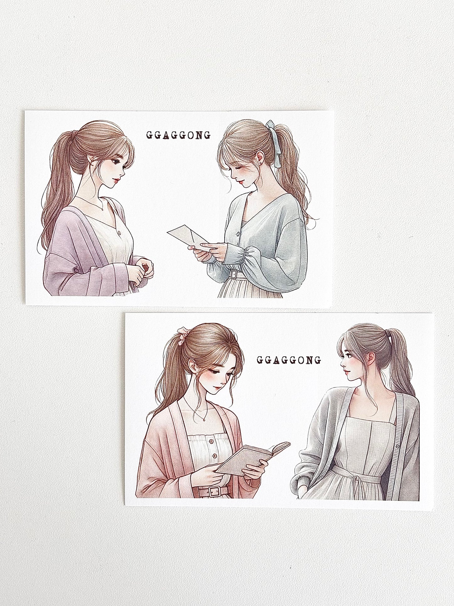 ggaggong女孩vol.1 模造紙貼紙包