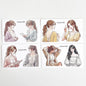 ggaggong女孩vol.1 模造紙貼紙包