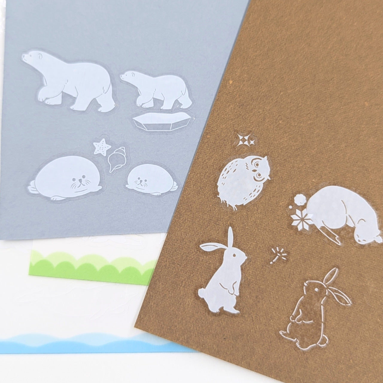 吉田次作商店 純白動物貼紙
