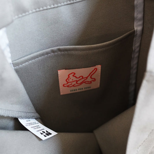 ZERO PER ZERO 帆布袋 小狗圖鑑 (灰色)