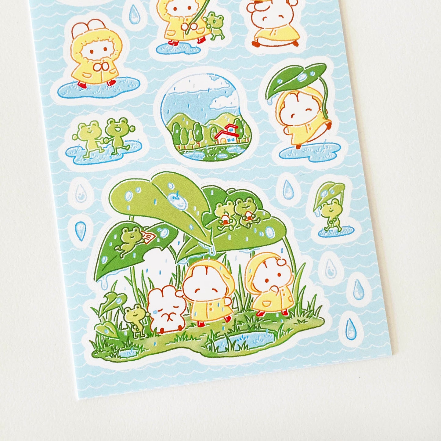 HWANG DARAM 穿雨衣 貼紙