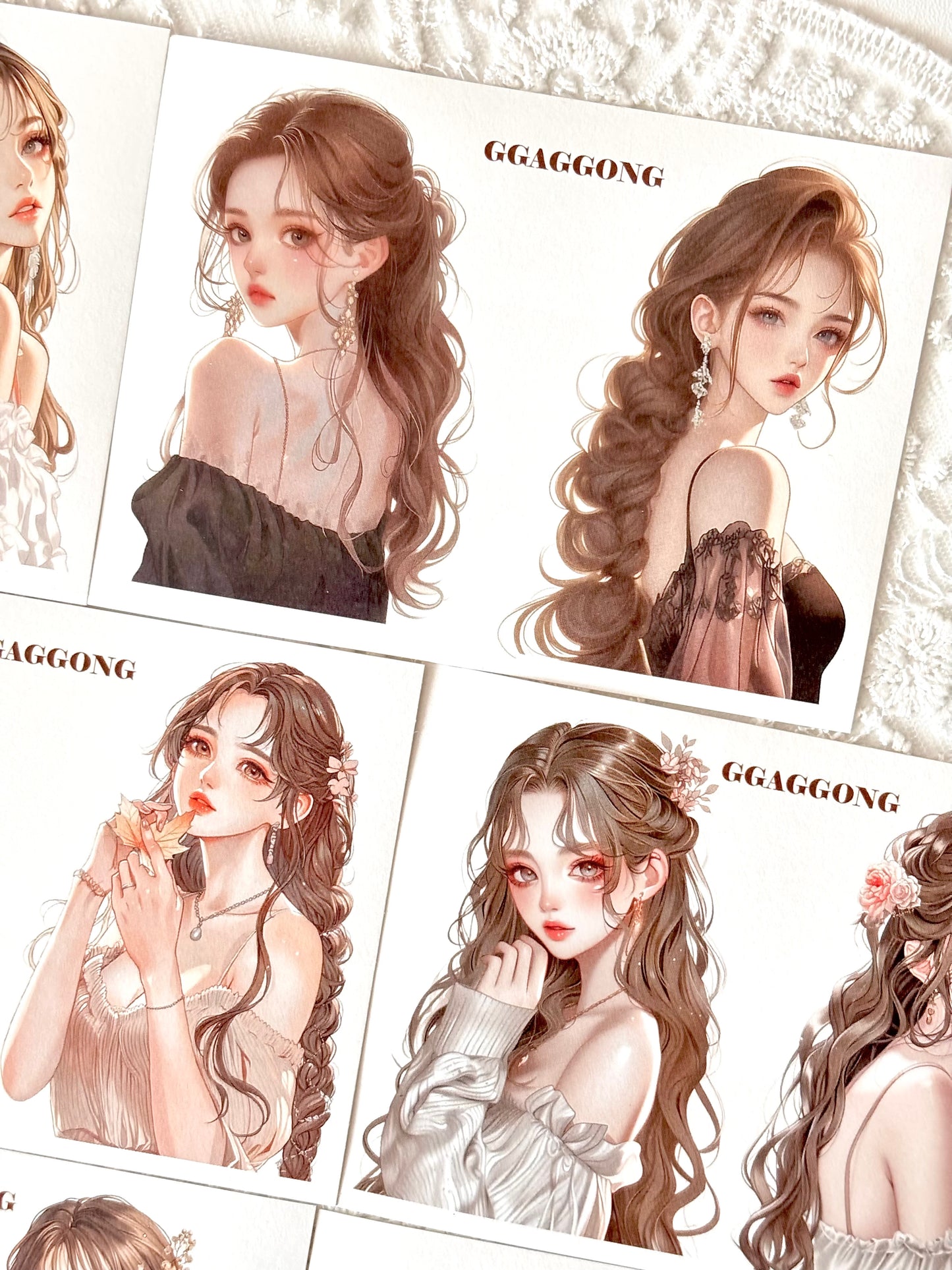 ggaggong女孩vol.3 模造紙貼紙包