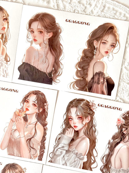 ggaggong女孩vol.3 模造紙貼紙包
