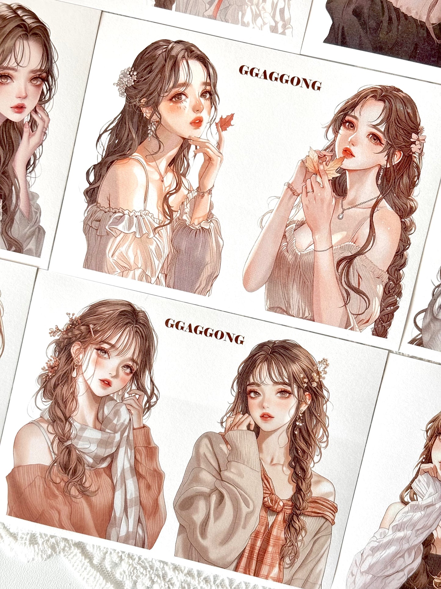 ggaggong女孩vol.3 模造紙貼紙包