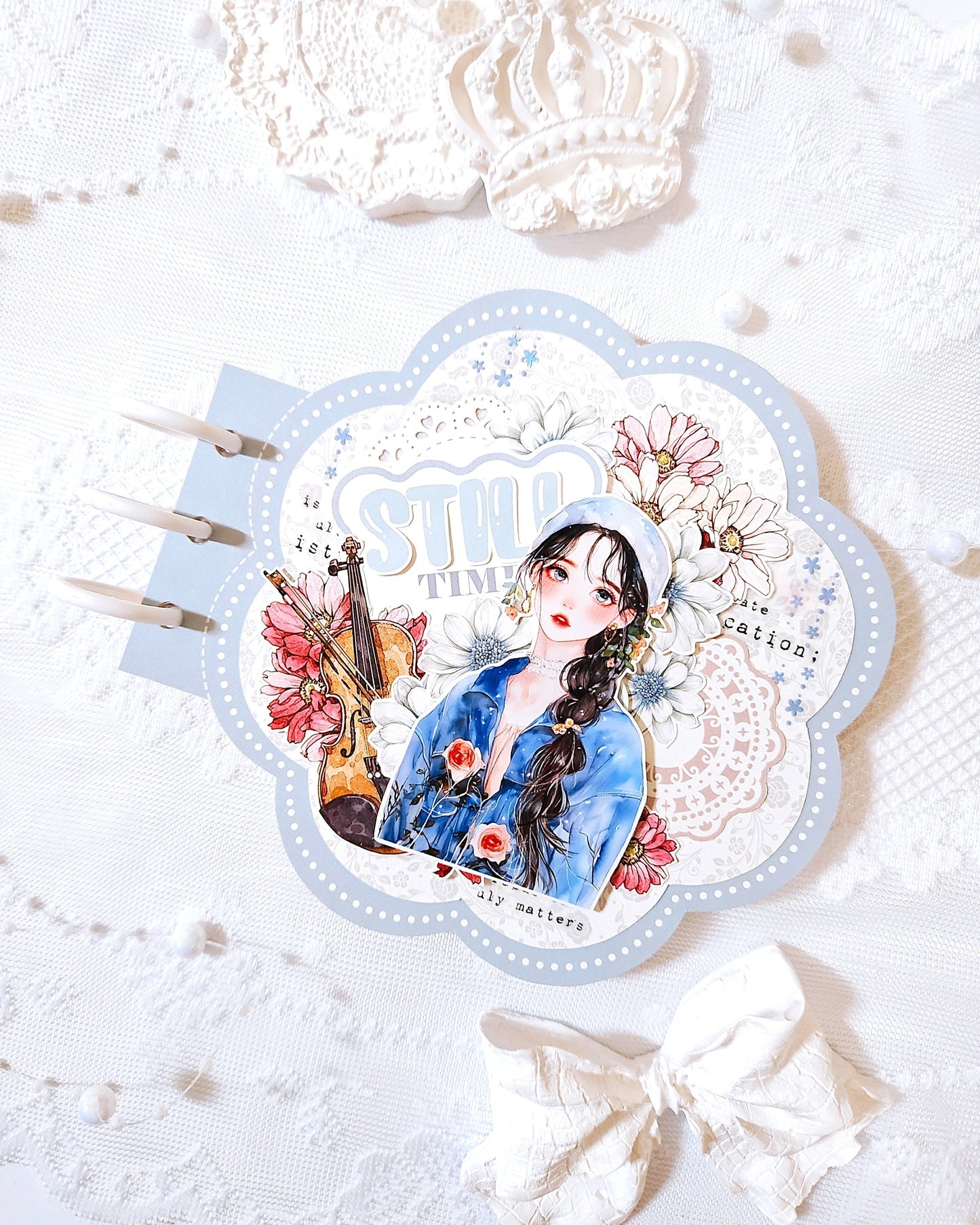 花朵筆記本 DIY套組