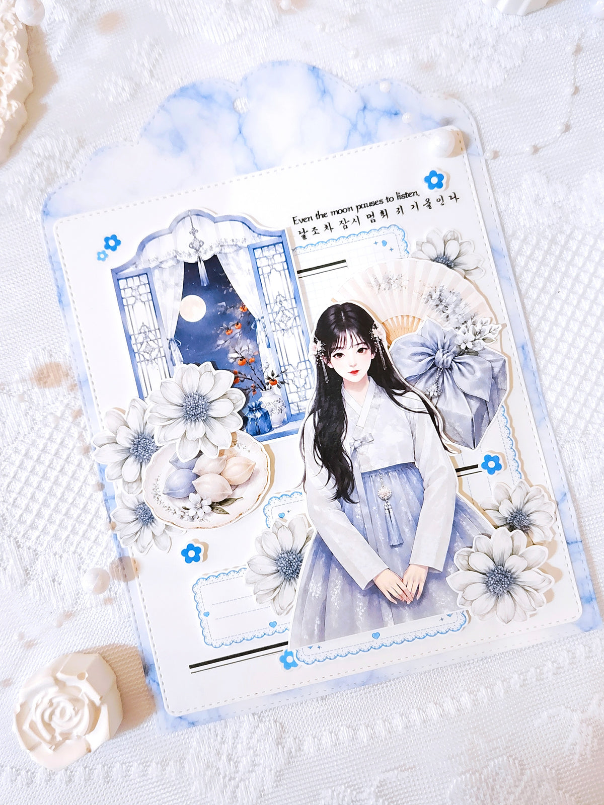 ggaggong 中秋女孩 便箋紙包