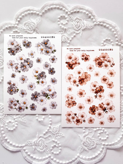 ggaggong 小花綻放 便箋包
