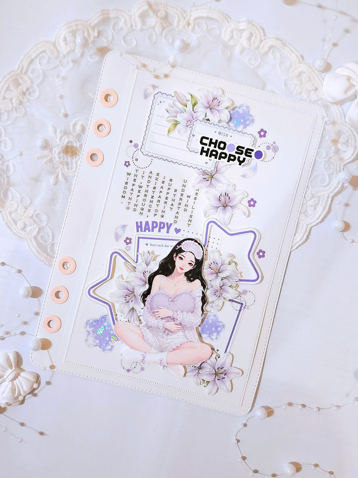 可愛女孩插畫3 便箋紙包