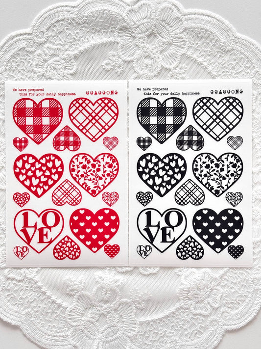 愛之檔案 亮面PET貼紙包