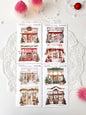 聖誕商店屋 模造紙貼紙包