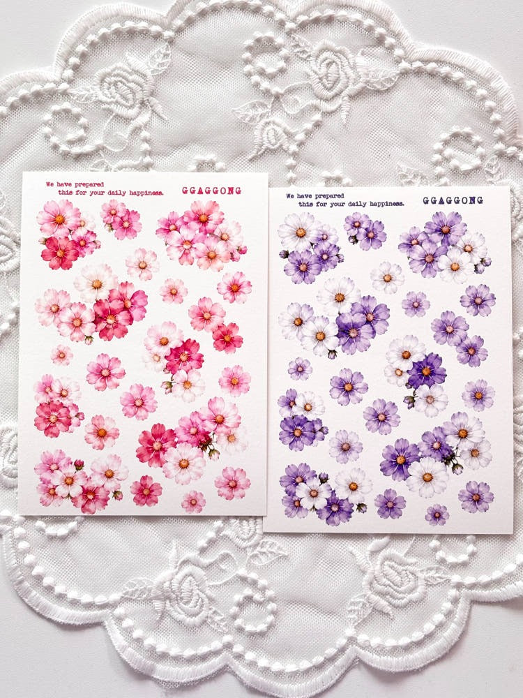 ggaggong 小花綻放 便箋包