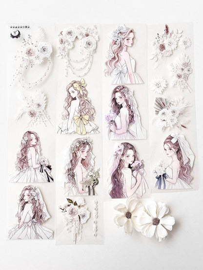 婚禮 亮面PET紙膠帶