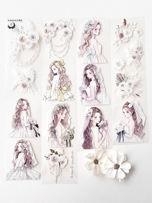 婚禮 亮面PET紙膠帶