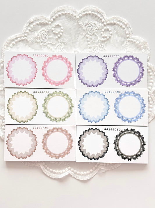 漸層愛心 便條紙本