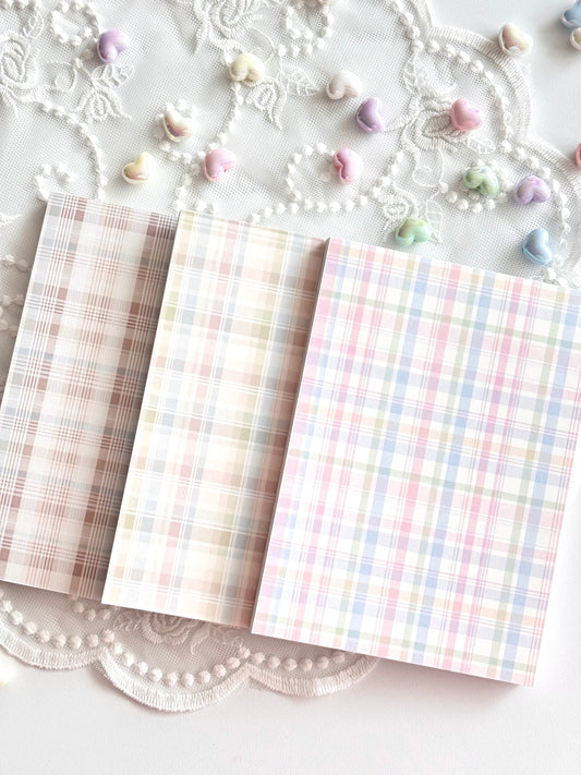 甜美格紋 便條紙本