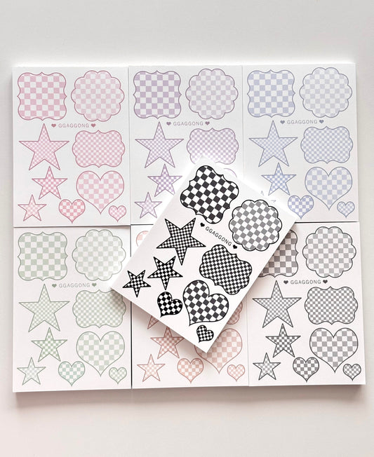 幾何圖案 便條紙本