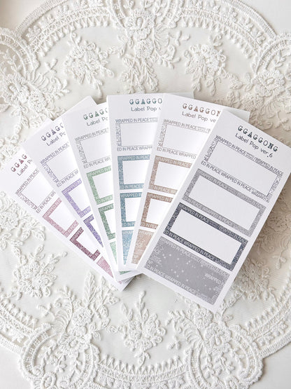 標籤POP ver.6 便箋本套組 粉彩色