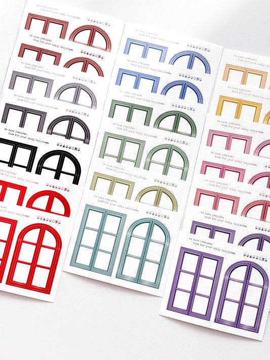 彩色窗戶 20色便箋包