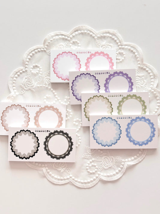 漸層愛心 便條紙本