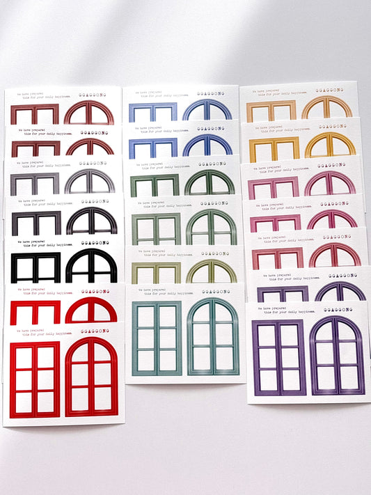 彩色窗戶 20色便箋包