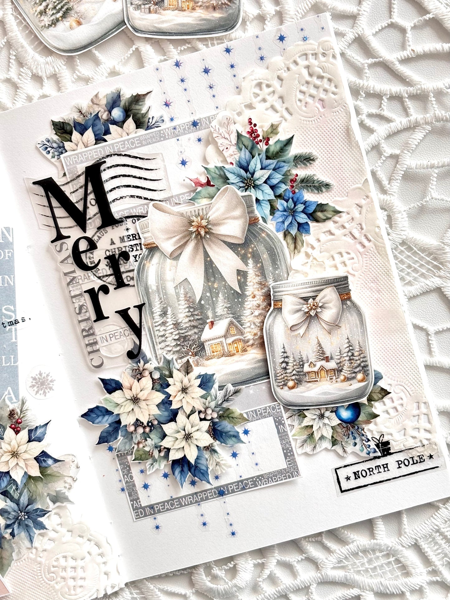 聖誕字母貼紙包2 PET貼紙包