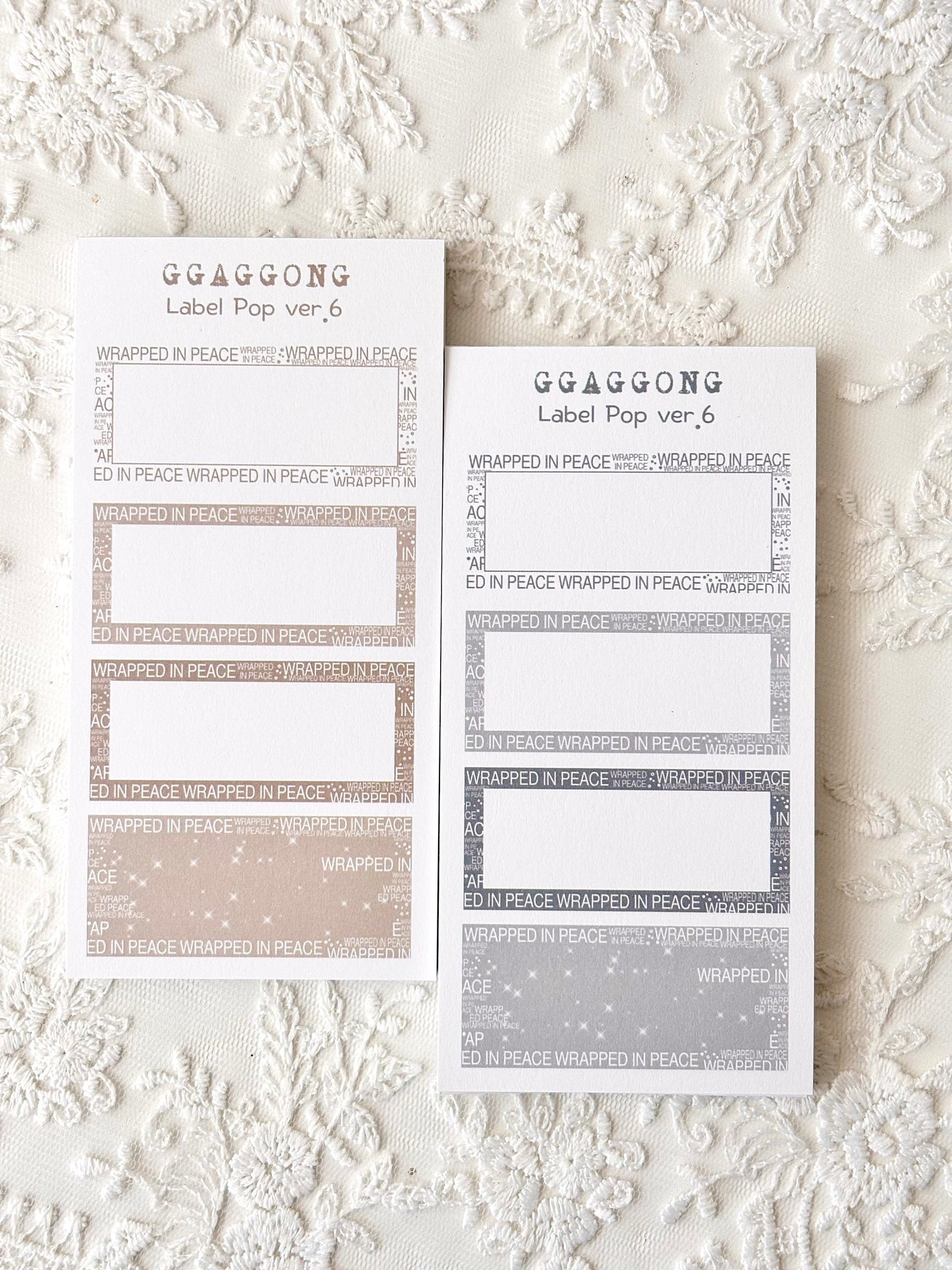 標籤POP ver.6 便箋本套組 粉彩色