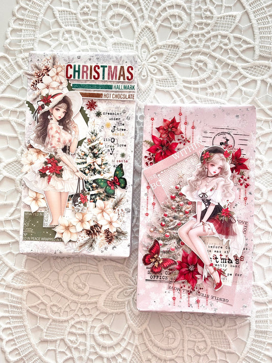 聖誕字母貼紙包2 PET貼紙包