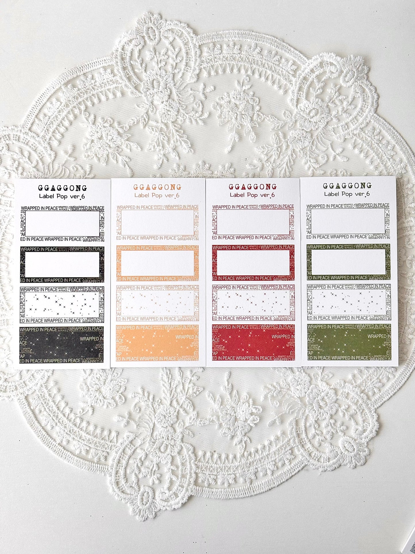 標籤POP ver.6 便箋本套組 特殊色