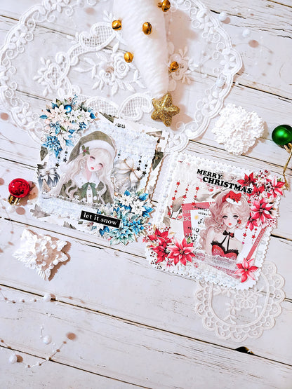 聖誕紅 PET貼紙包