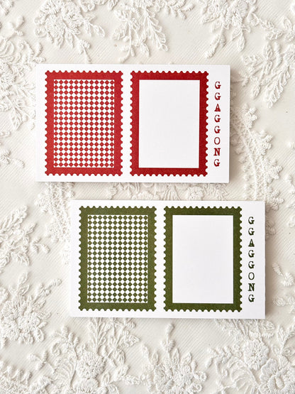 郵票框 便箋本套組 特別色