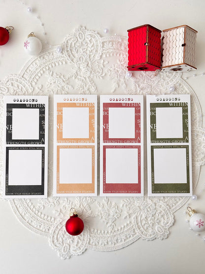 粉彩字框 便箋本套組 特別色