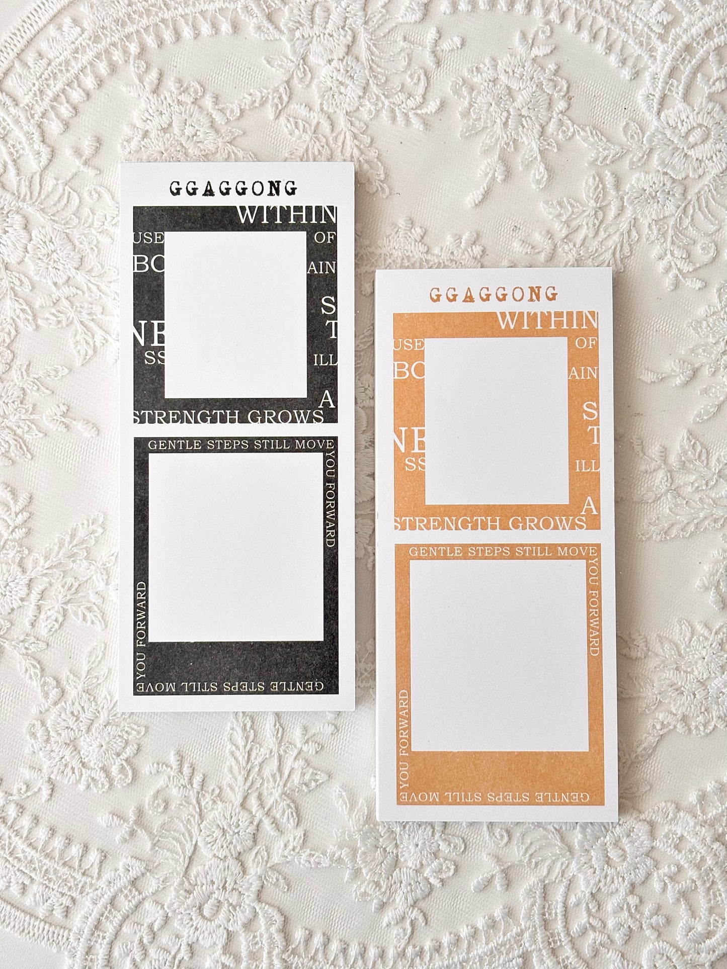 粉彩字框 便箋本套組 特別色